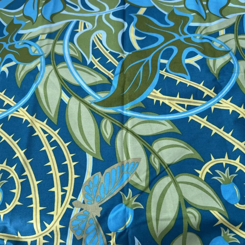 Shades Of Blue & Green Quilting Cotton Fabric Textile Art Lot 15 Pc